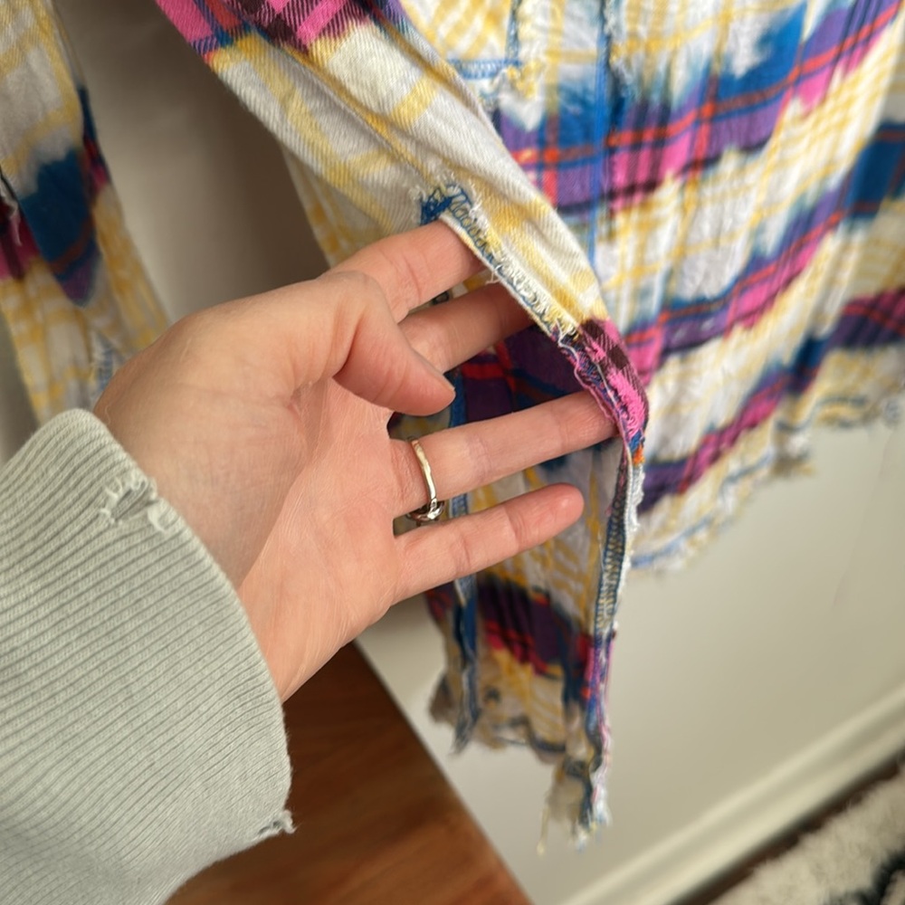 Free People Intimately Fresh In Flannel Pullover - Picture 8 of 8